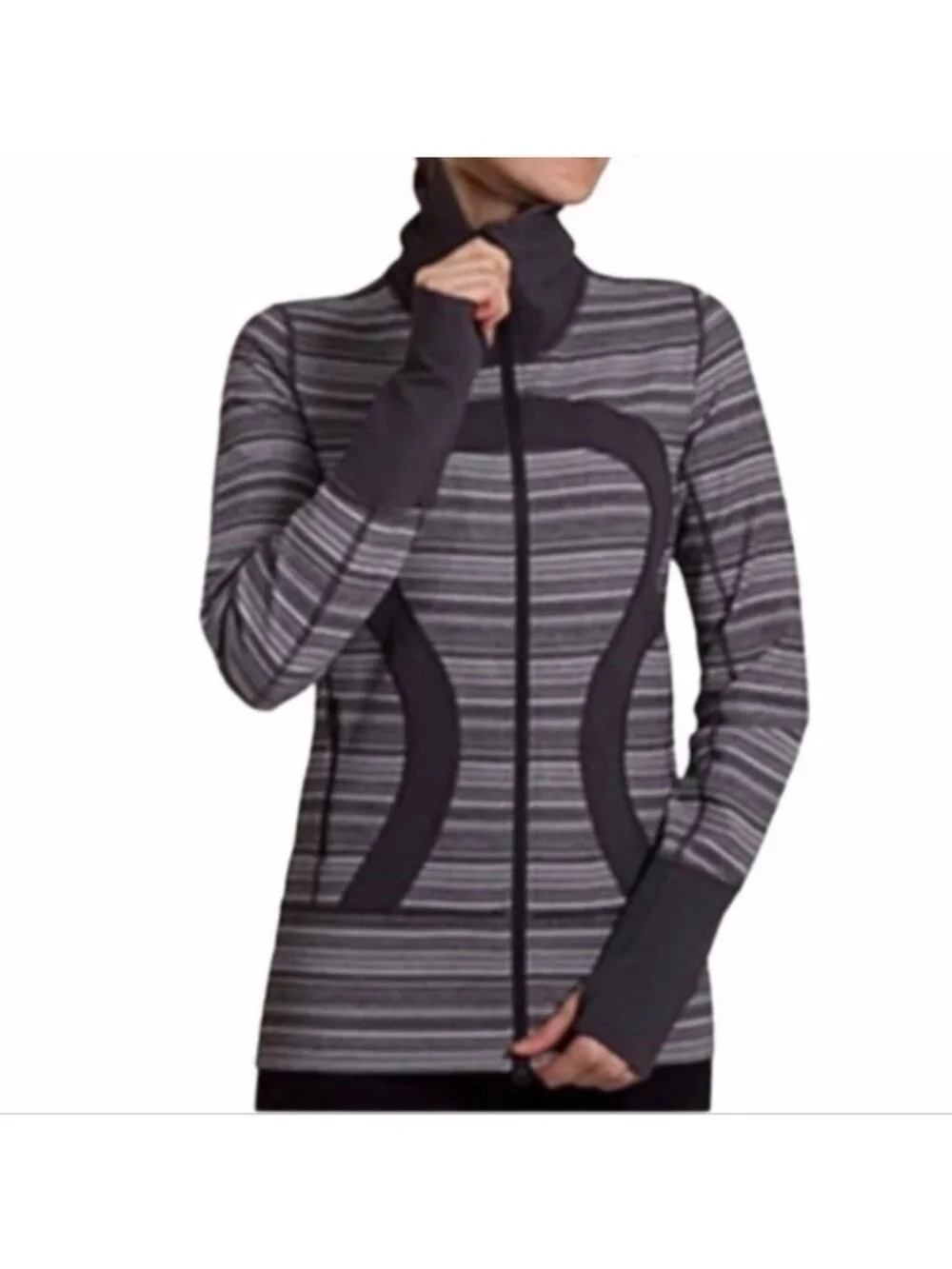 Lululemon In Stride Jacket Strata Stripe EUC